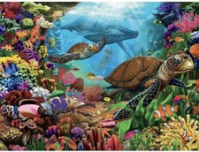 Ceaco TURTLES OCEAN VOYAGE Coral Fish Whale S...