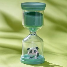 5 Minute Sand Timer,Plastic Hourglass Timer in Macaron Green 5 Min-Green-Panda