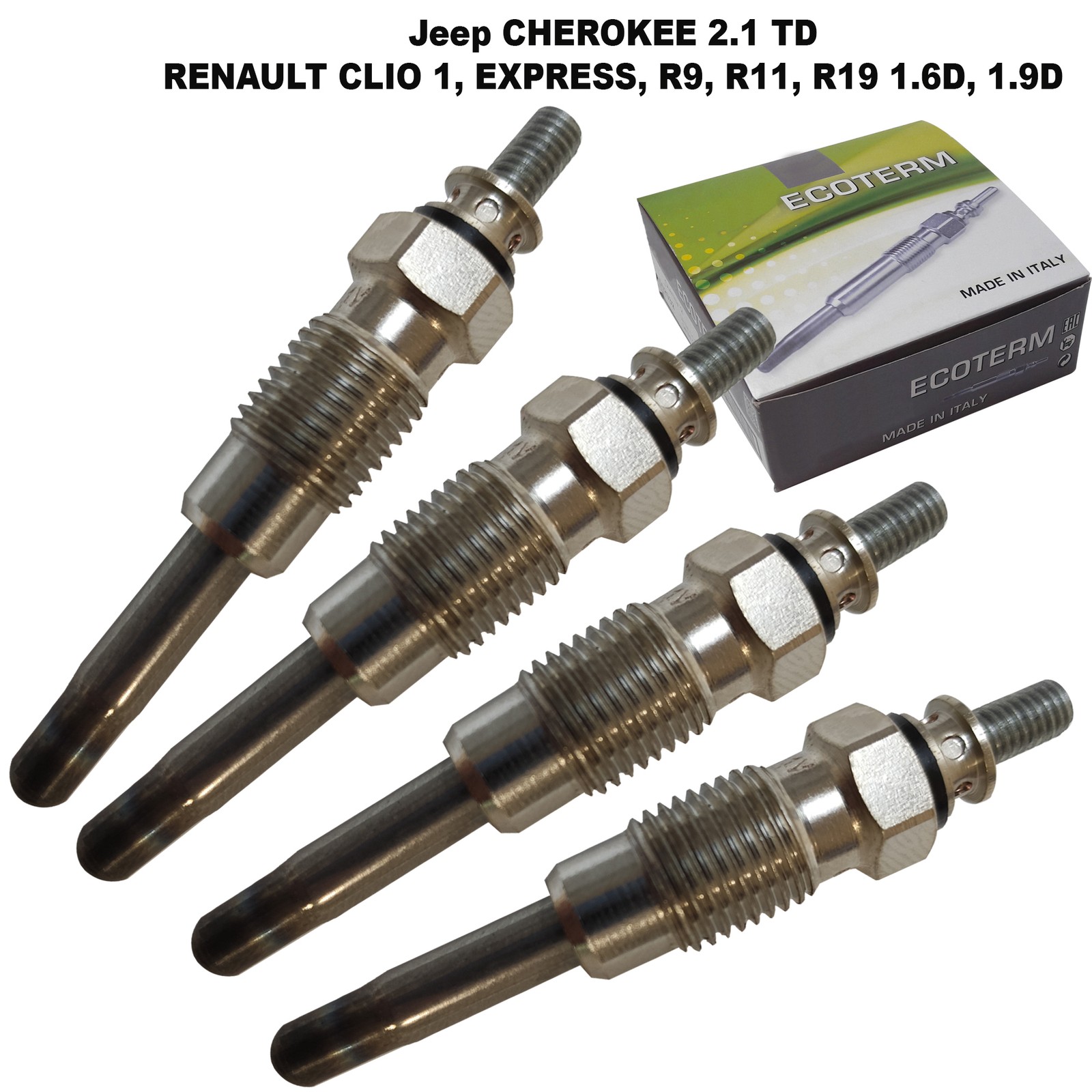 4 Bougies de Préchauffage GLP037 CH173 pour Moteur Diesel