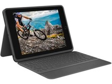 Logitech Rugged Folio Keyboard Case for Apple iPad 7th/8th/9th Gen. - Graphite