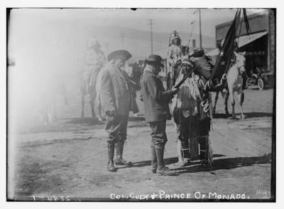 Albert I Prince Monaco 1848 1922 William ''Buffalo Bill'' Cody 1846 Old Photo 1