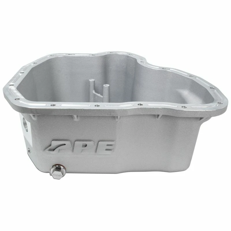 PPE High Capacity Cast Aluminum Oil Pan Raw Finish For 11-16 GM 6.6 LML Duramax Foto 2 de 4