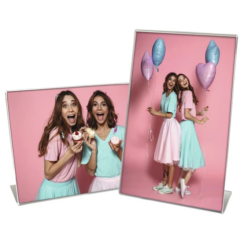 Clear Acrylic Frame Sign Holder Picture Display Photo Menu Poster Award Flyer