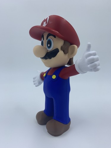Super Mario Figure 3D Printed PLA+ Plastic Handmade Novelty Collectable Kids Toy - Picture 2 of 3