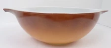 Vintage Pyrex Flame Glo Old Orchard Cinderella Mixing Bowl 4 Qt Ovenware #444