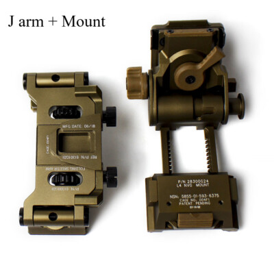 NVG Binocular Dual Bridge Modular Mount & L4G24 Helmet Mount for MUM-14/GT-14