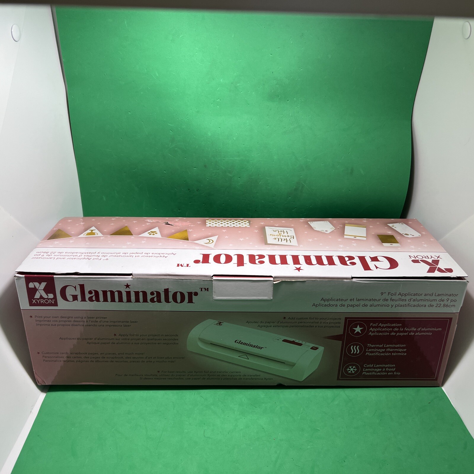 XYRON GLAMINATOR Anna Griffin Empress 9" Laminator Machine 1100XYR