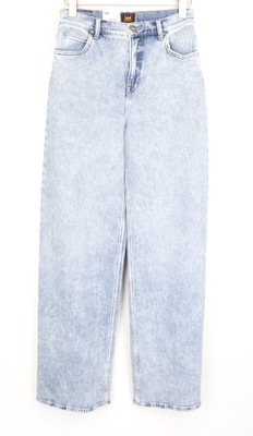 Lee Drew Damen Jeans W28/L33 Locker Sitzend Hellblau Baumwolle Stretch Washed