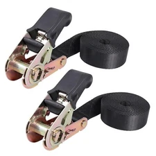 Masterwise Endless Ratchet Strap, Black Ratchet Straps Heavy Duty Tie Down