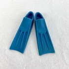 Vintage BARBIE Doll Fins Flippers Blue SCUBA Snorkel Taiwan Pair Set 1980's