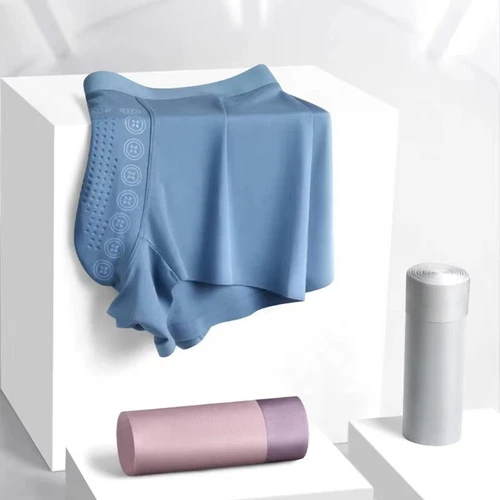 5PCS Magnetic Therapy Men's Underwear Elastic Men's Boxer Slim Briefs Breathable - 第 14/20 張圖片