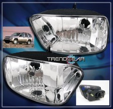 2002-2009 CHEVY TRAILBLAZER LTZ SPORT BUMPER DRIVING CHROME FOG LIGHTS LAMP+BULB