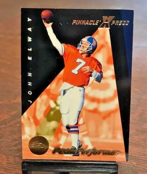 John Elway Peak Performance Collectible Football Card - 1997 Pinnacle Express Football Card #145 (Denver Broncos) Free Shipping at 's Sports Collectibles Store