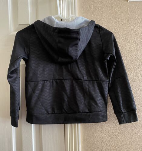 Nike Dri-Fit Jacket Boys 7/L Black Half Zip Hoodie Activewear Pre Owned - Picture 3 of 10