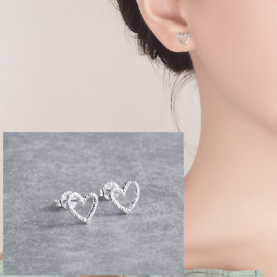 J.Crew Factory's Pavé Pearl Heart Stud Earrings Are J.Crew Factory's Pavé Pearl Heart Stud Earrings Are
