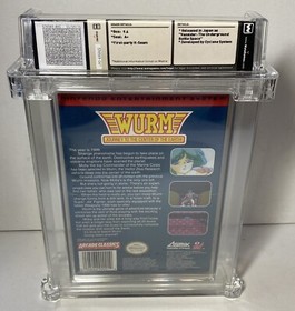 Wurm: Journey to the Center of the Earth Nintendo NES WATA 9.6A+ SEALED