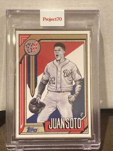 Juan Soto Topps Project 70 by Mister Cartoon Artist Proof /51 #544 Nationals