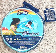 SwimWays Baby Spring Float Sun Canopy Toddler POOL Seat 9-24 Mo Less than 33 lbs