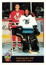 Rheaume Family CL 1994 Classic Pro Prospects #129 Albany / Knoxville