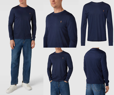 POLO RALPH LAUREN Interlock Longsleeve Shirt T-shirt Preppy Pony Sweatshirt M