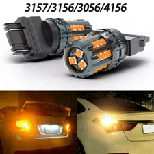 For Chevy Silverado1500 2500 Amber Switchback 3156 Turn Signal Light Bulbs