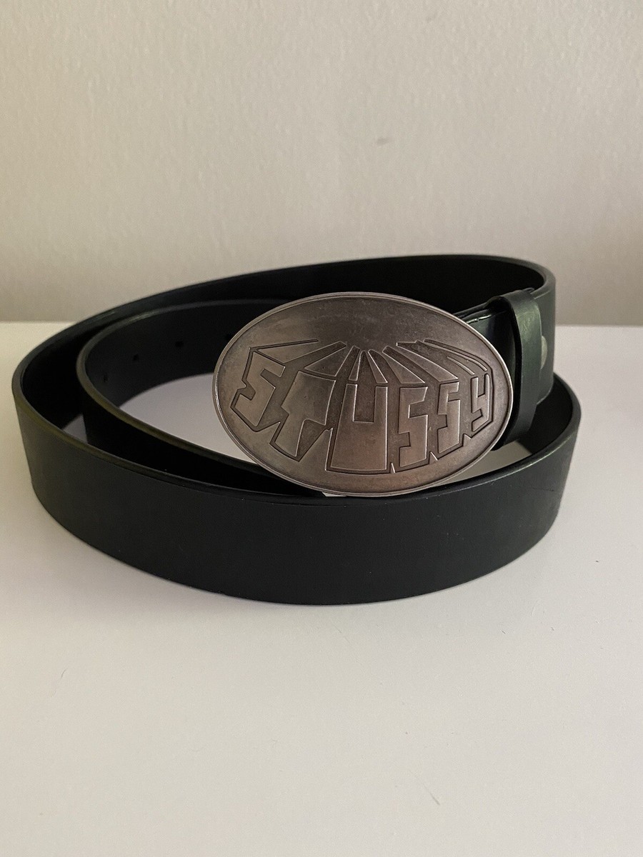 Stussy Vintage Buckle Leather Belt Size L/XL | eBay Stussy Vintage Buckle Leather Belt Size L/XL | eBay
