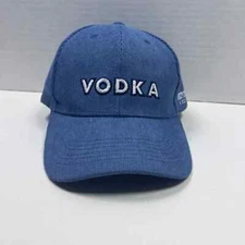 Deep Eddy Vodka Corduroy Hat Blue Advertising Beer Hat Drink Hat Strap Back