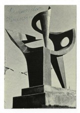 Icelandic Sculptor Asmundur Sveinsson Signed Postcard / Autographed Artist RARE
