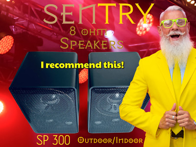Sentry 3-way Indoor and outdoor Speakers in Box/New.