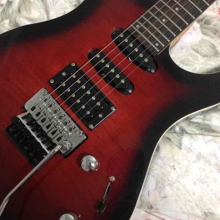Electric Guitar Rare Washburn RX25 FWSB Flame Wine Sunburst Electric Guitar Rare Washburn RX25 FWSB Flame Wine Sunburst