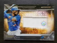 2015 Topps Strata Jose Reyes Clearly Authentic Relic #CARC-JR Toronto Blue Jays