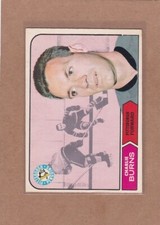 1968-69 O PEE CHEE HOCKEY CHARLIE BURNS #108 PENGUINS VGEX/EX *A26145