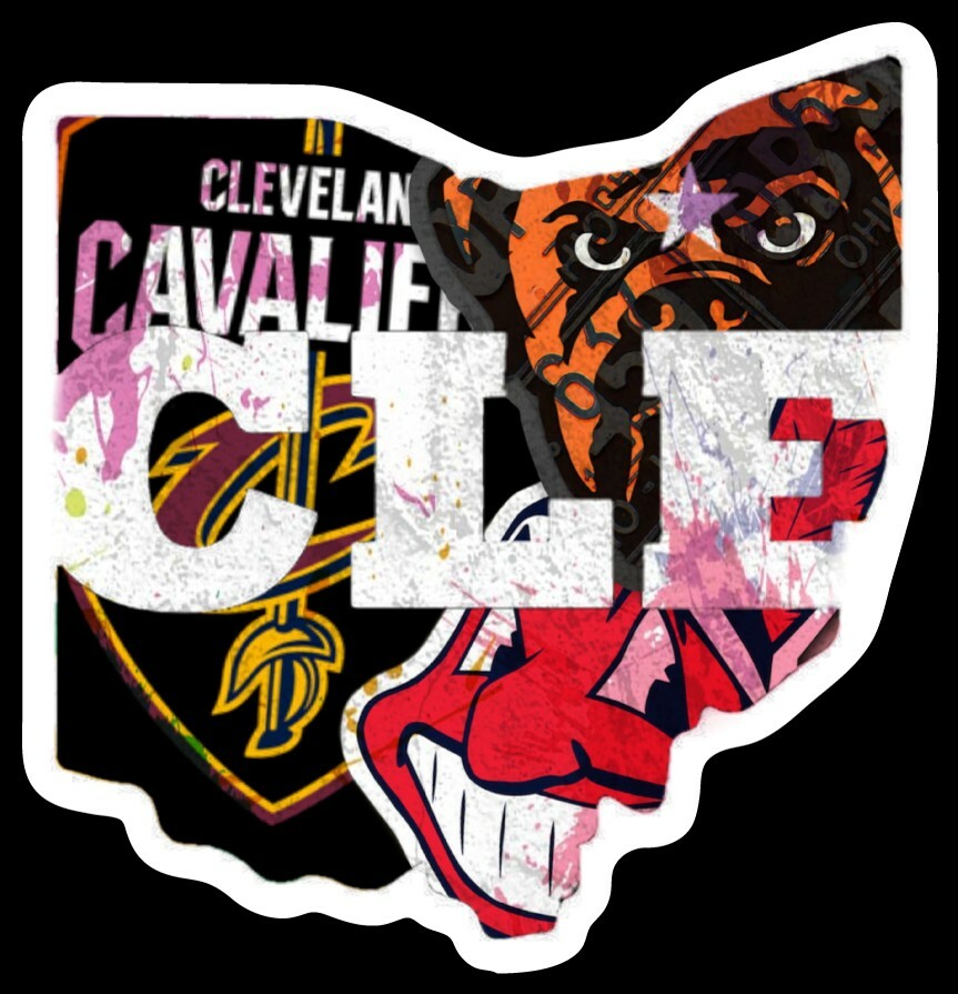 Cleveland Sports Team Stickers - Show Your City Pride With These Durable Decals
