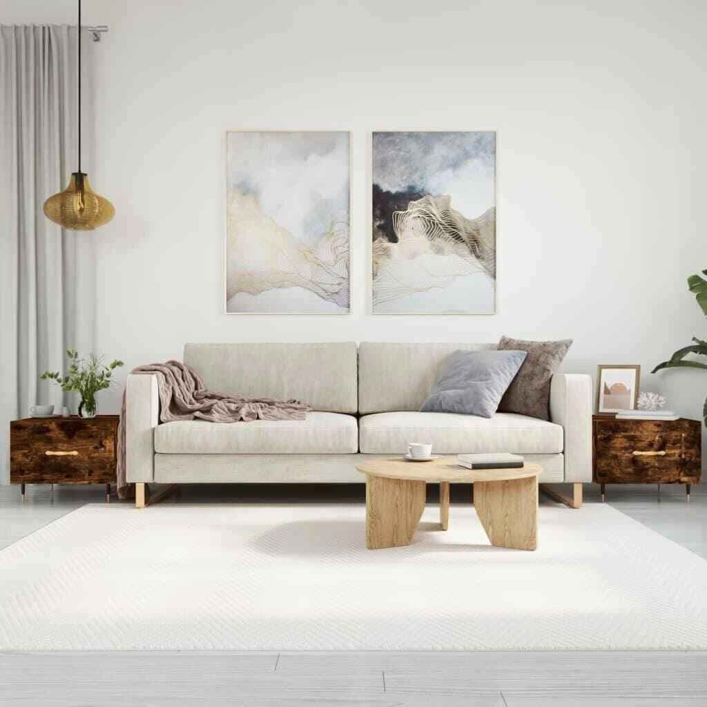 vidaXL Tavolino da Salotto Bianco 60x45x31 cm in Legno Multistrato
