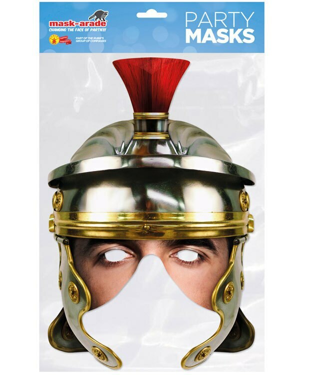 Romanzo Legion Cavaliare Casco Storico Singolo 2D Scheda Festa Metà Viso Mask