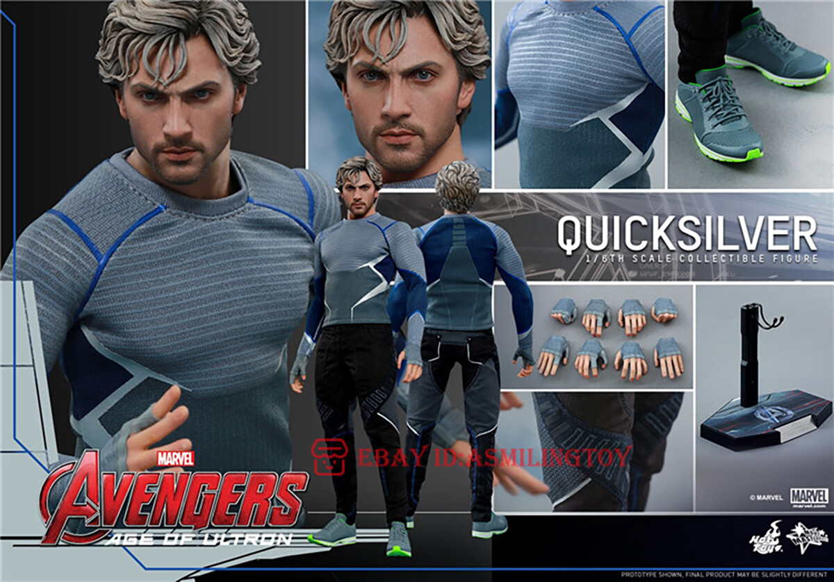 1/6 Hot Toys MMS302 Avengers: Age of Ultron Quicksilver Action