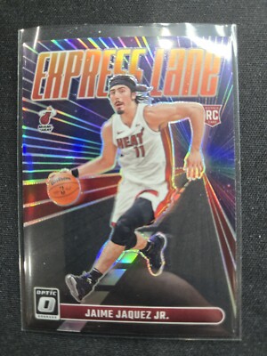 2023-24 Donruss Optic Basketball Jaime Jaquez Jr. RC Express Lane Purple #20