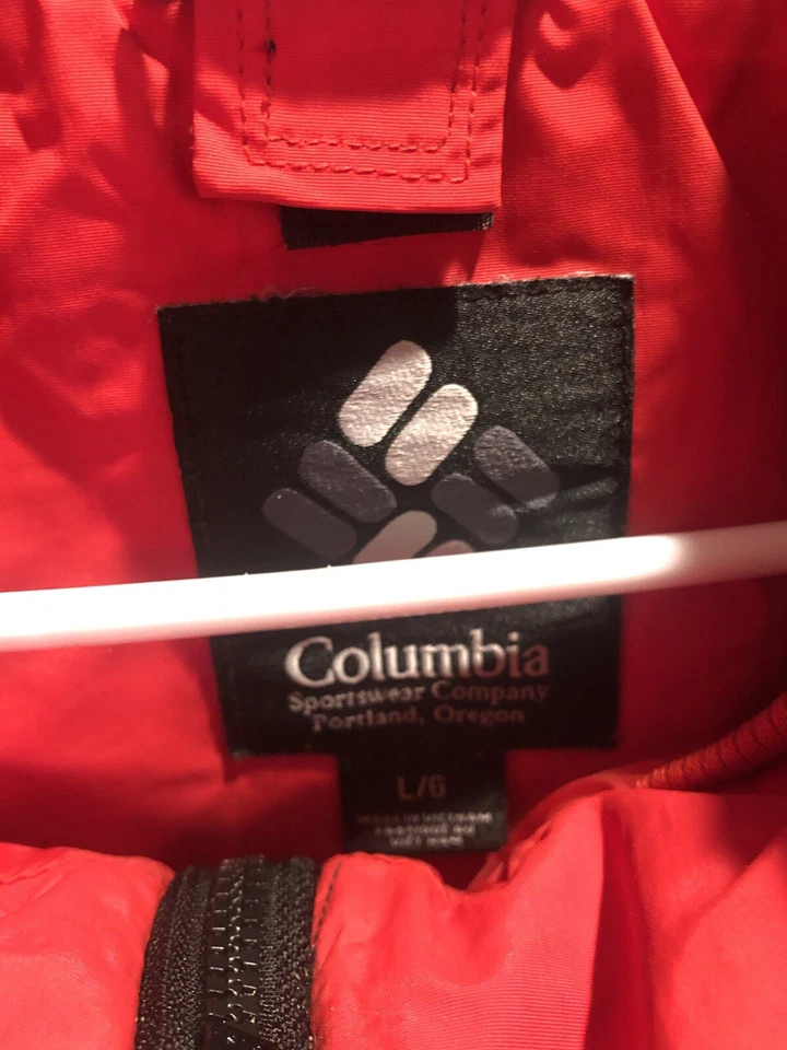 Vintage Colombia Black Red Bugaboo Jacket Size L Men 3 In 1 Interchange - Image 3 of 4