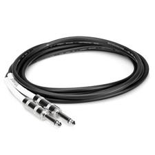 Hosa GTR-205 Guitar Bass Instrument Cable 1/4" TS Straight to Same, 5ft
