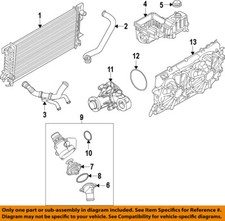 FORD OEM 11-16 F-150 Cooling System-Water Outlet BR3Z18599A