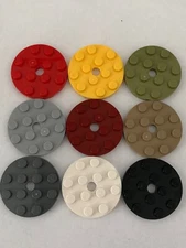 LEGO Parts 60474 (2pcs) Plate 4x4 Round Choose Color