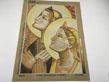 Seg De Paris Saint Jean Marie Needlepoint Tapestry Canvas 14in By 20in France