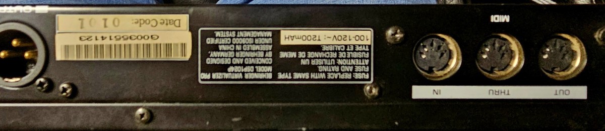 Behringer Virtualizer Pro DSP1024P For Parts Or Repair | eBay