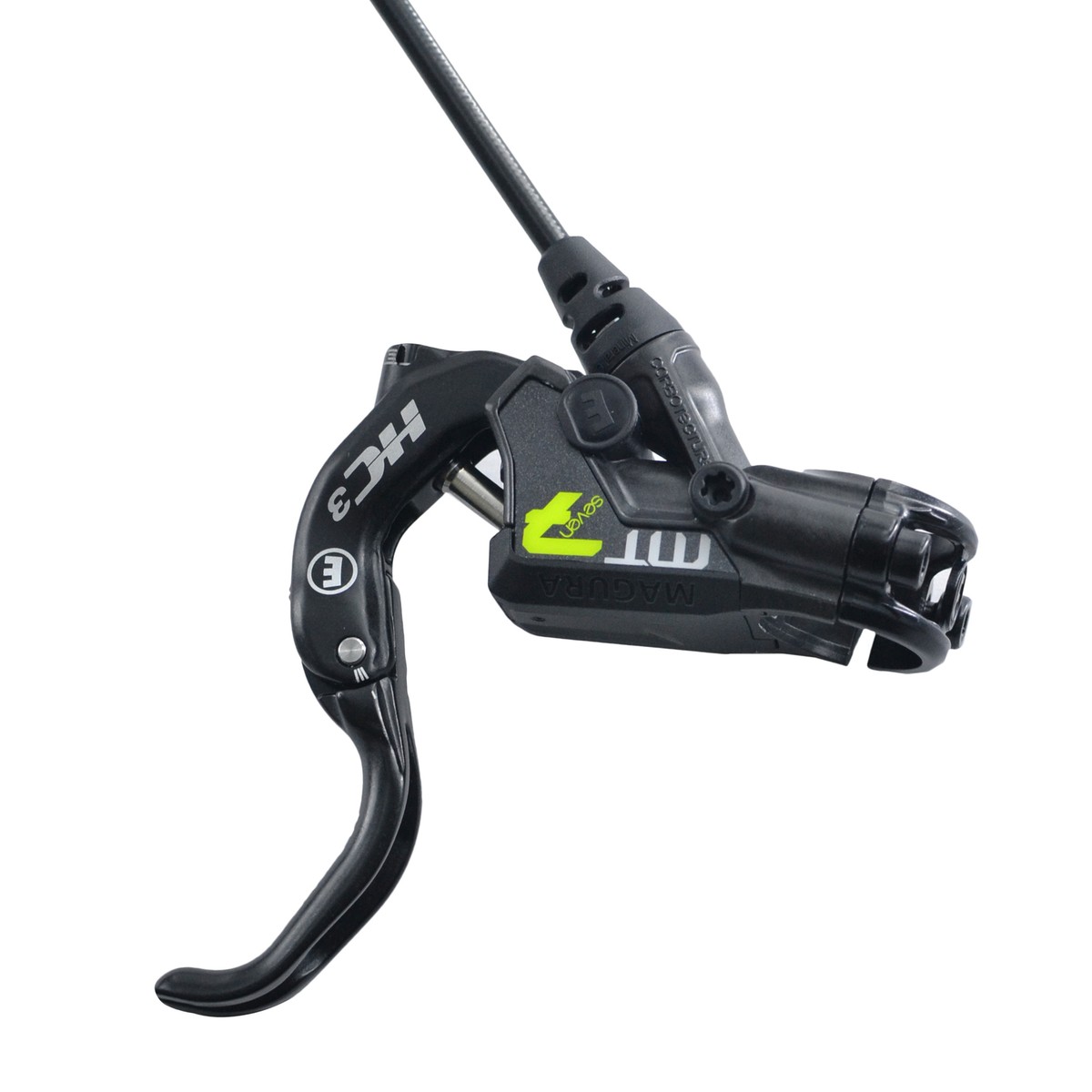 Magura MT7 HC3 4-Piston Post Mount Hydraulic Disc Brake Set w