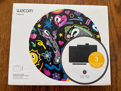 Wacom Intuos Small Wireless Graphics Tablet - Black  Open box