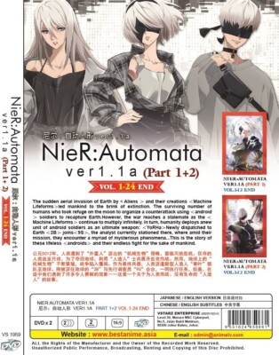 NIER:AUTOMATA VER1.1A PART 1+2 (VOL.1-24 END) DVD + EXTRA GIFT | eBay