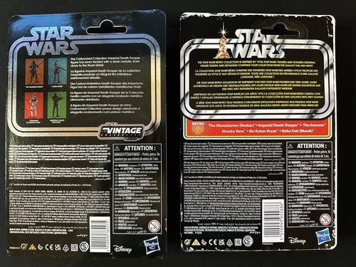 Star Wars Vintage & Retro Collection Two-Pack: Death Trooper (The Mandalorian) - Picture 2 of 3