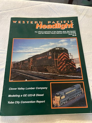#ad Western Pacific Headlight Magazine Issue #49 Train Model Railroading Feather $7.20