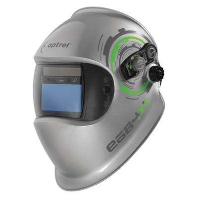 OPTREL 1006.500 Auto Darkening Welding Helmet,Silver 44YT86