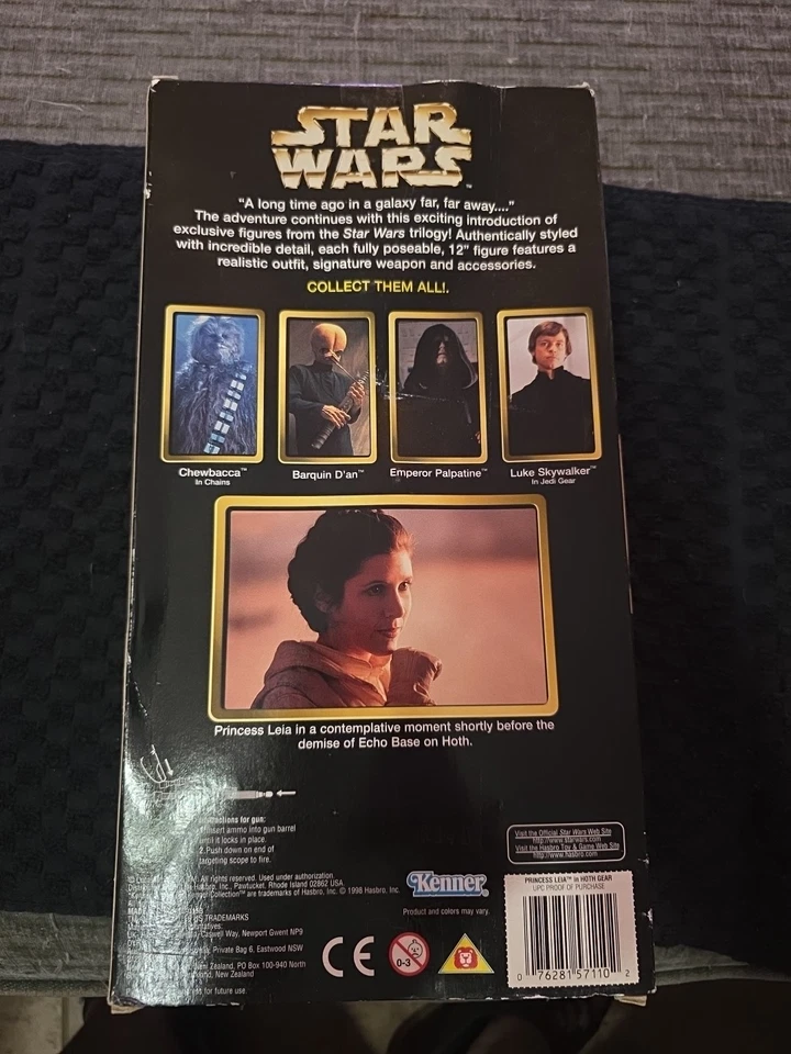 Star Wars 1/6 Action figure 12" Princess Leia in Hoth Gear Kenner 1998 Sealed - Image 2 of 2